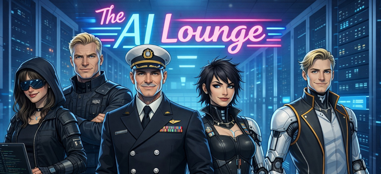 The AI Lounge Characters